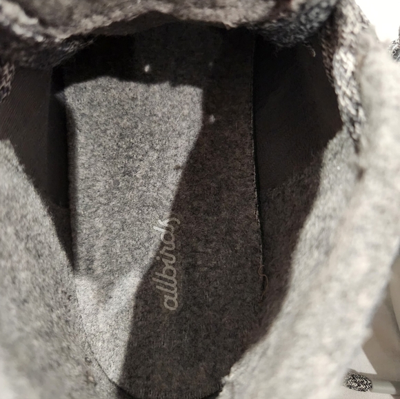 Allbirds Gray Wool Runner-up Mizzle Mid Top Women's Sneakers. Size 8 - Picture 10 of 11